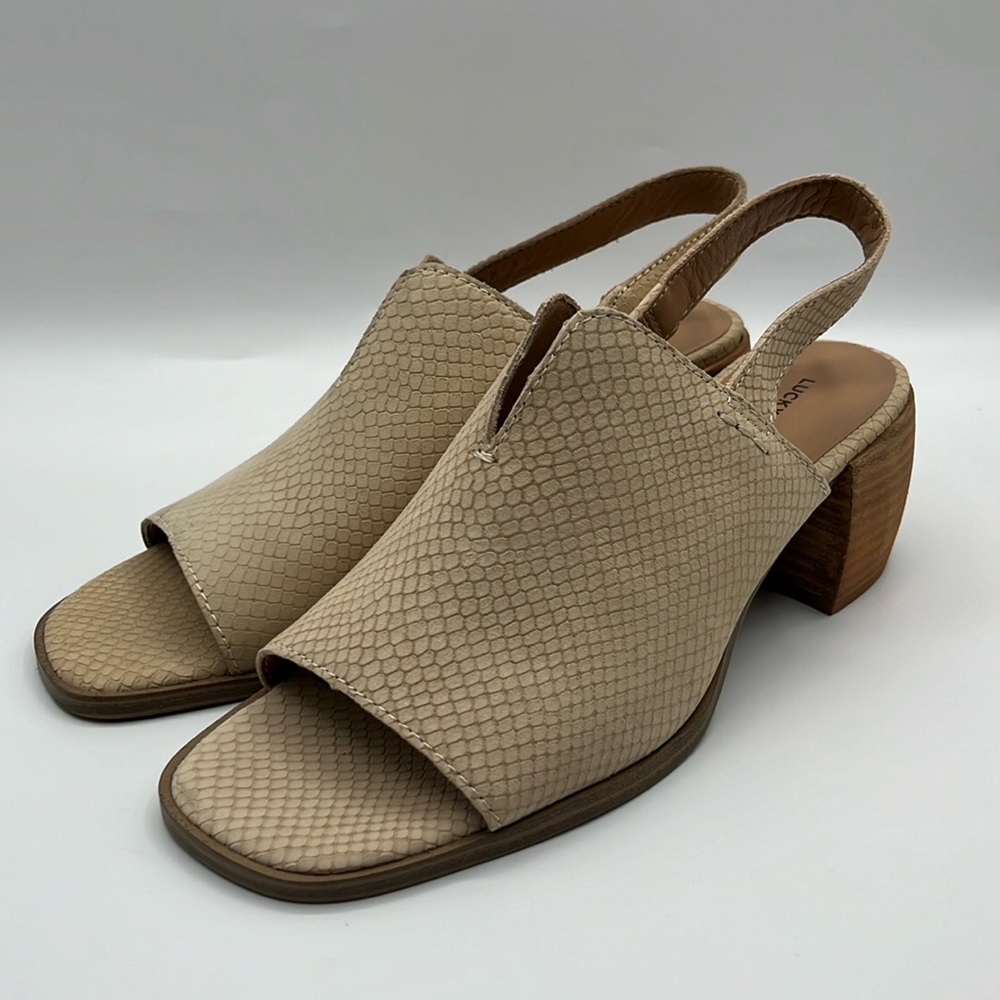 Lucky Brand Women's Jaila Backstrap High Heel Sandal Heeled